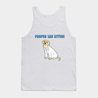 Chemistry Dog| Proper Lab Attire Tank Top